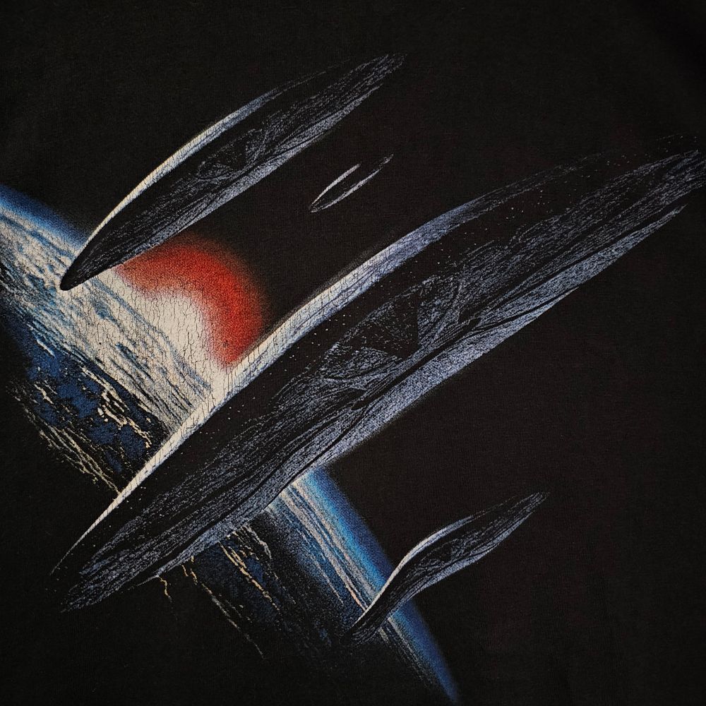 Independence Day Movie Promo T-Shirt 1996 Vintage Stanley DeSantis  tee - Picture 2 of 5